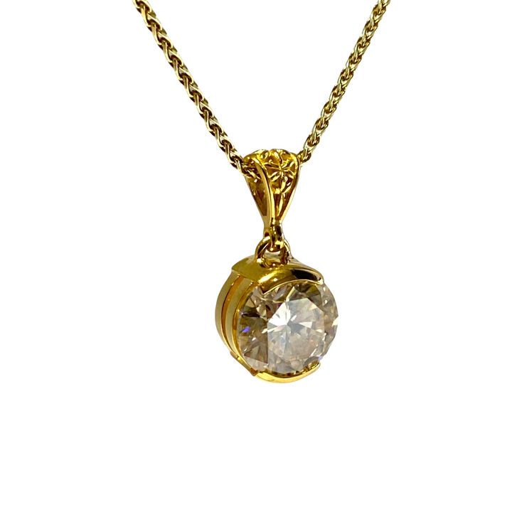 Champagne Moissanite