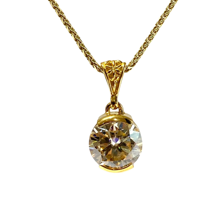 Champagne Moissanite