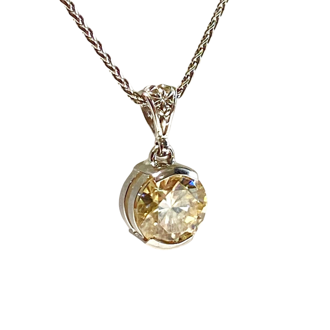 Champagne Moissanite
