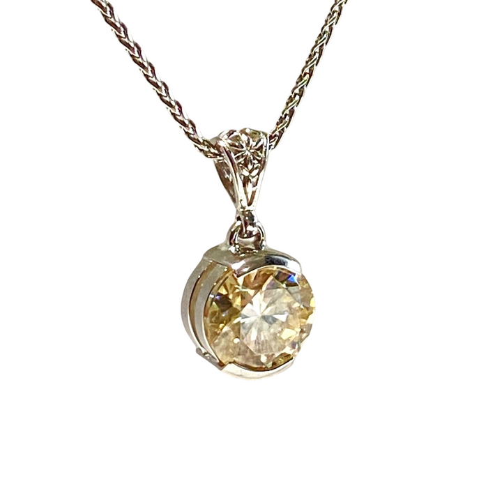 Champagne Moissanite