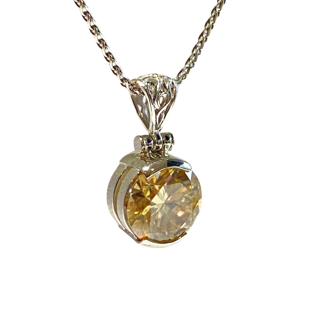 Champagne Moissanite