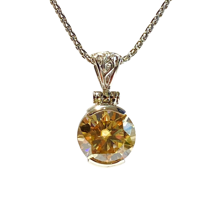Champagne Moissanite