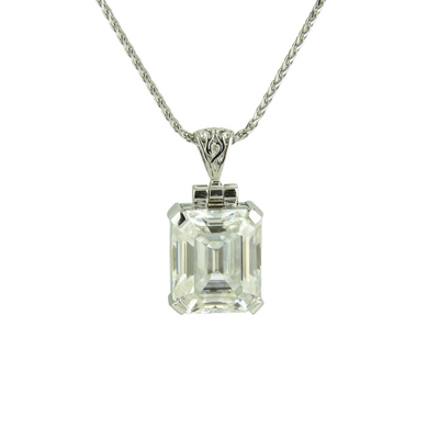 White Moissanite