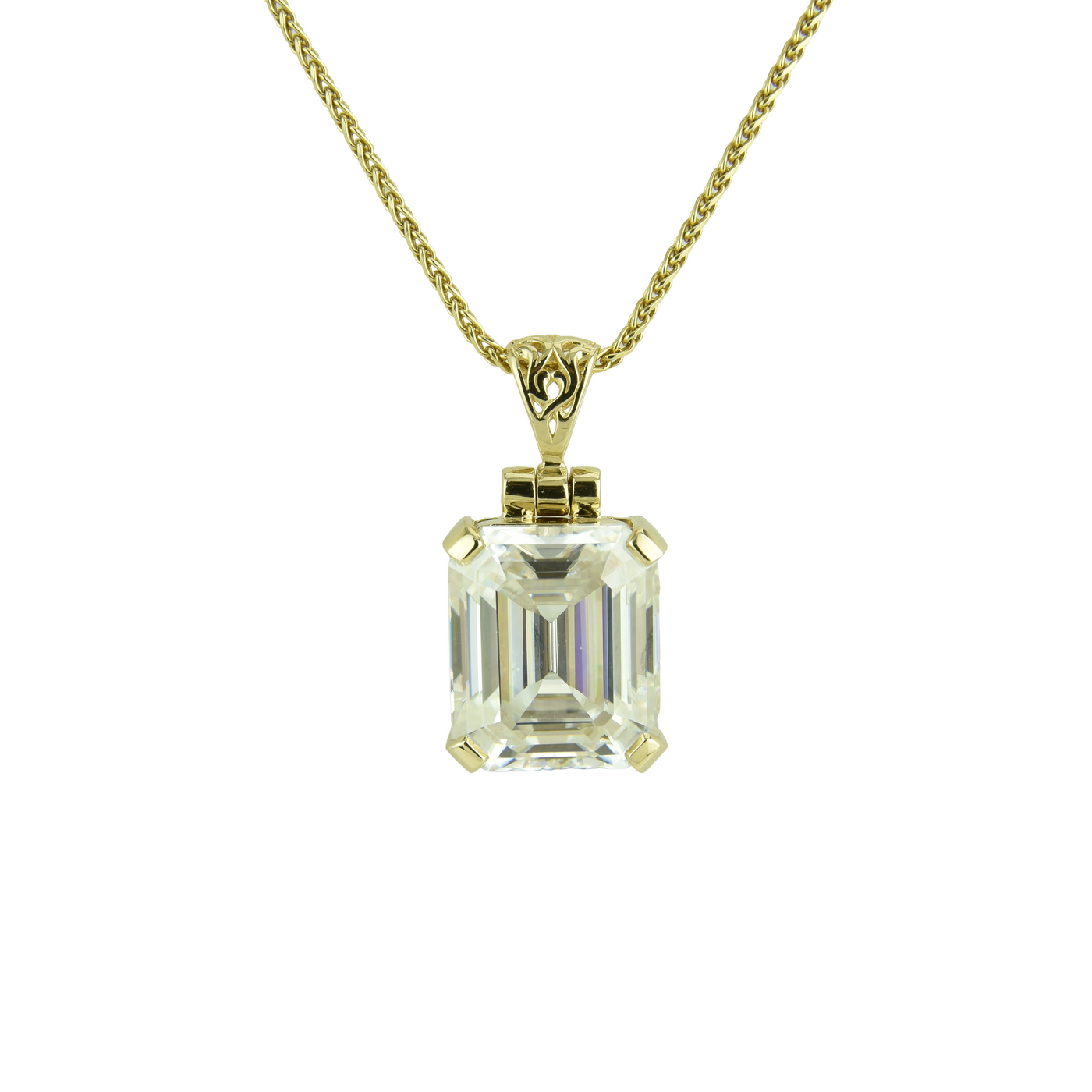 White Moissanite