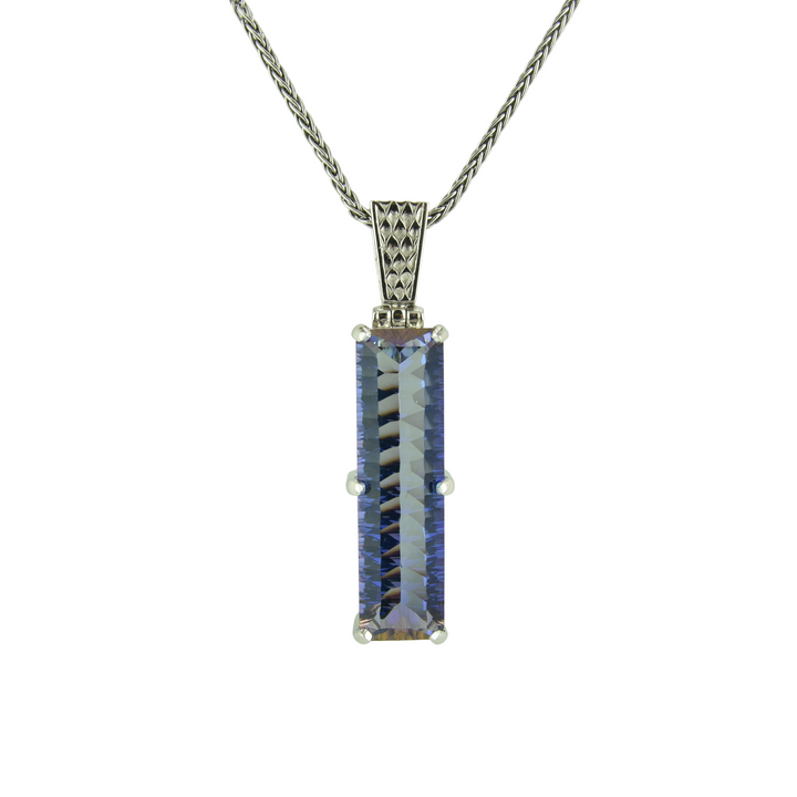 Indigo Warrior Mystic Quartz Pendant