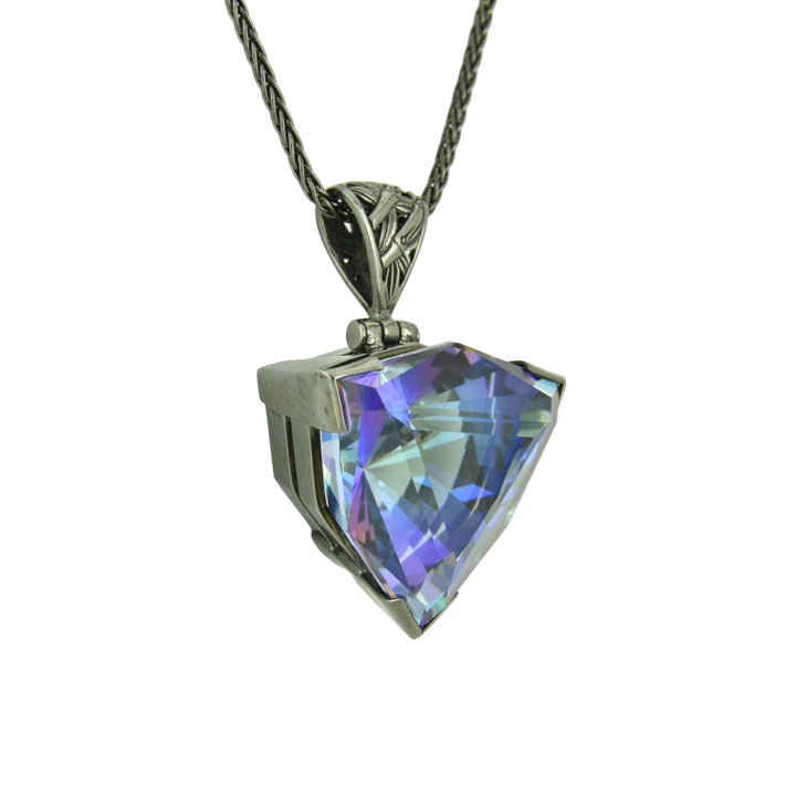 Indigo Warrior Mystic Quartz Pendant