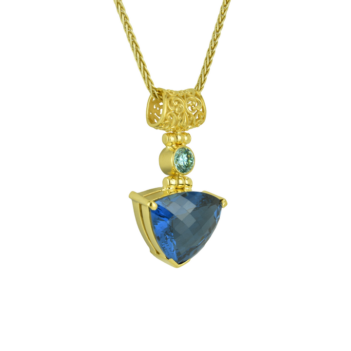 Blue Green Spinel