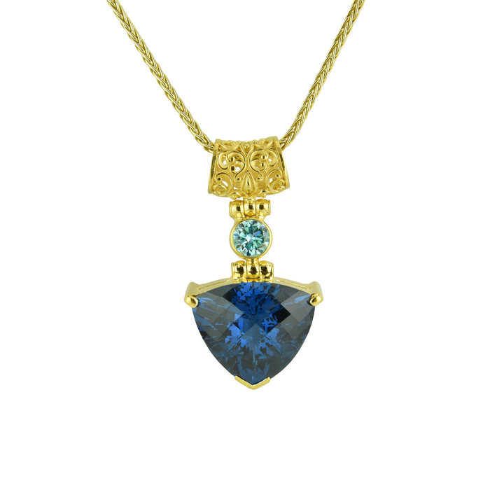 Blue Green Spinel
