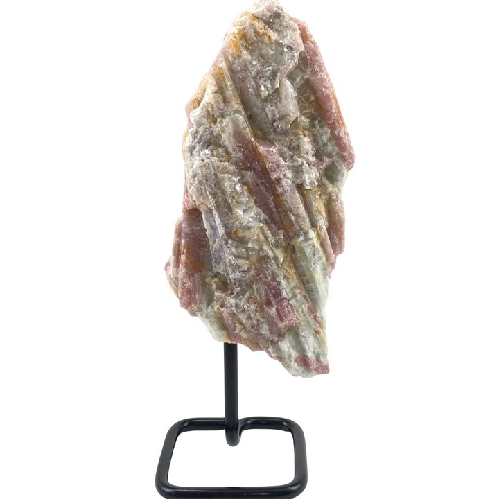 Pink Tourmaline On Pin Stand