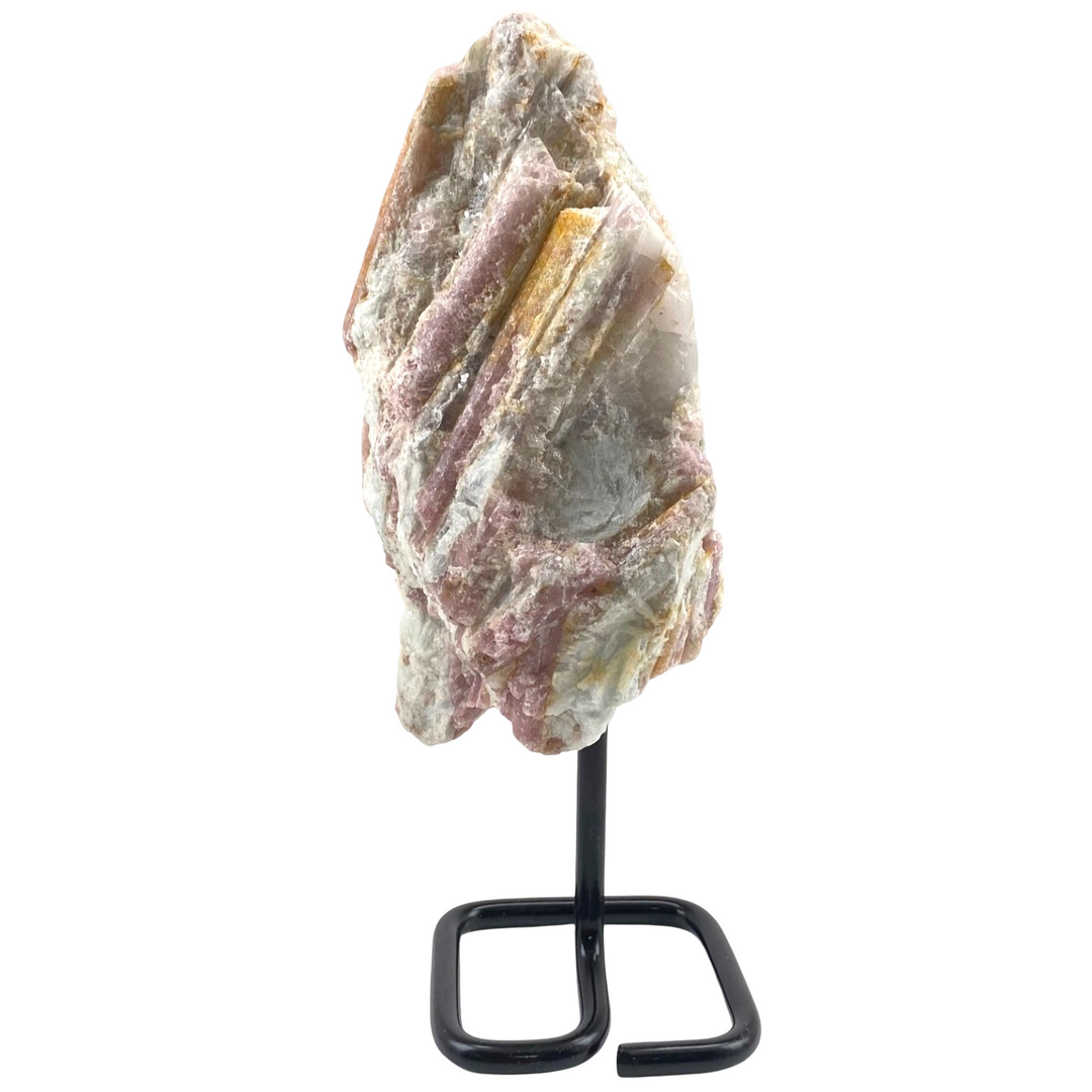 Pink Tourmaline On Pin Stand