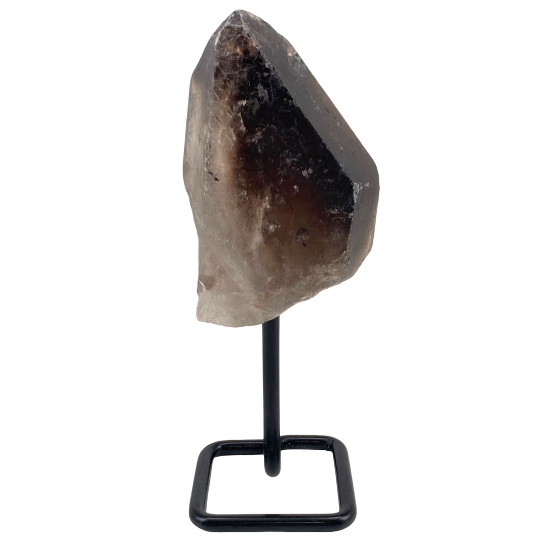 Smokey Quartz On Pin Stand