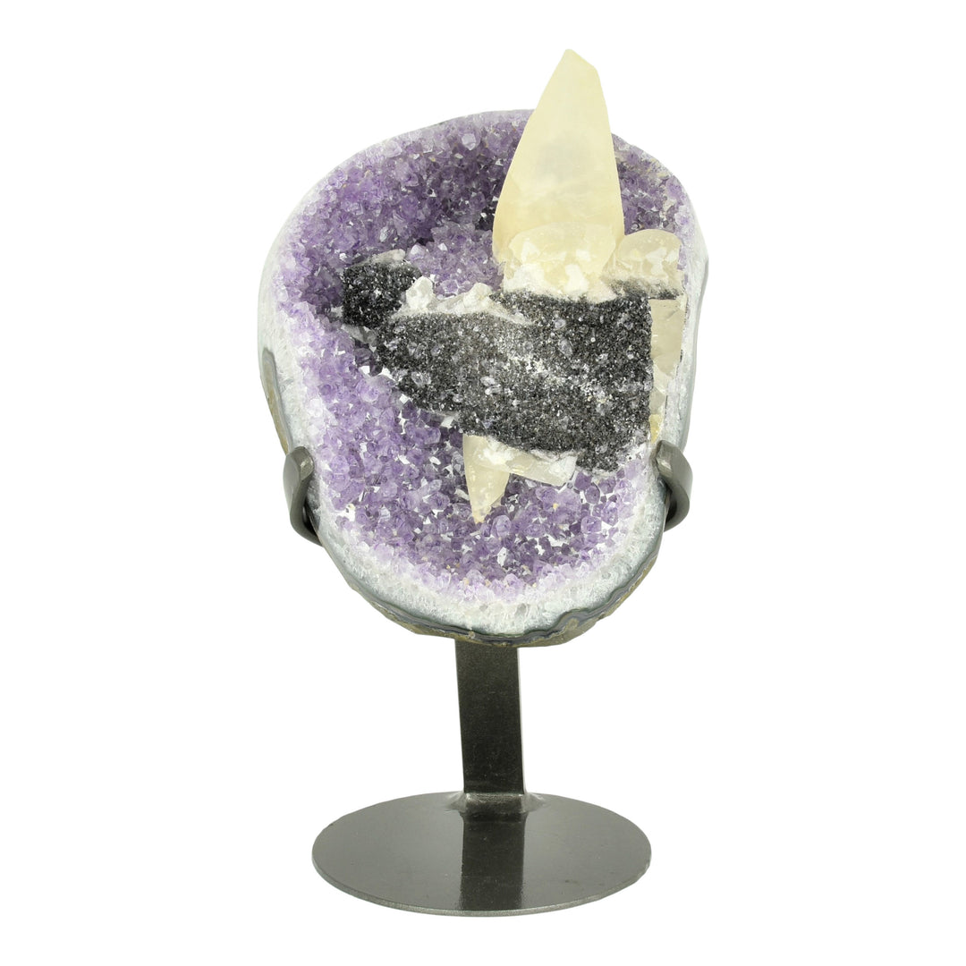 Amethyst/Calcite/Hematite