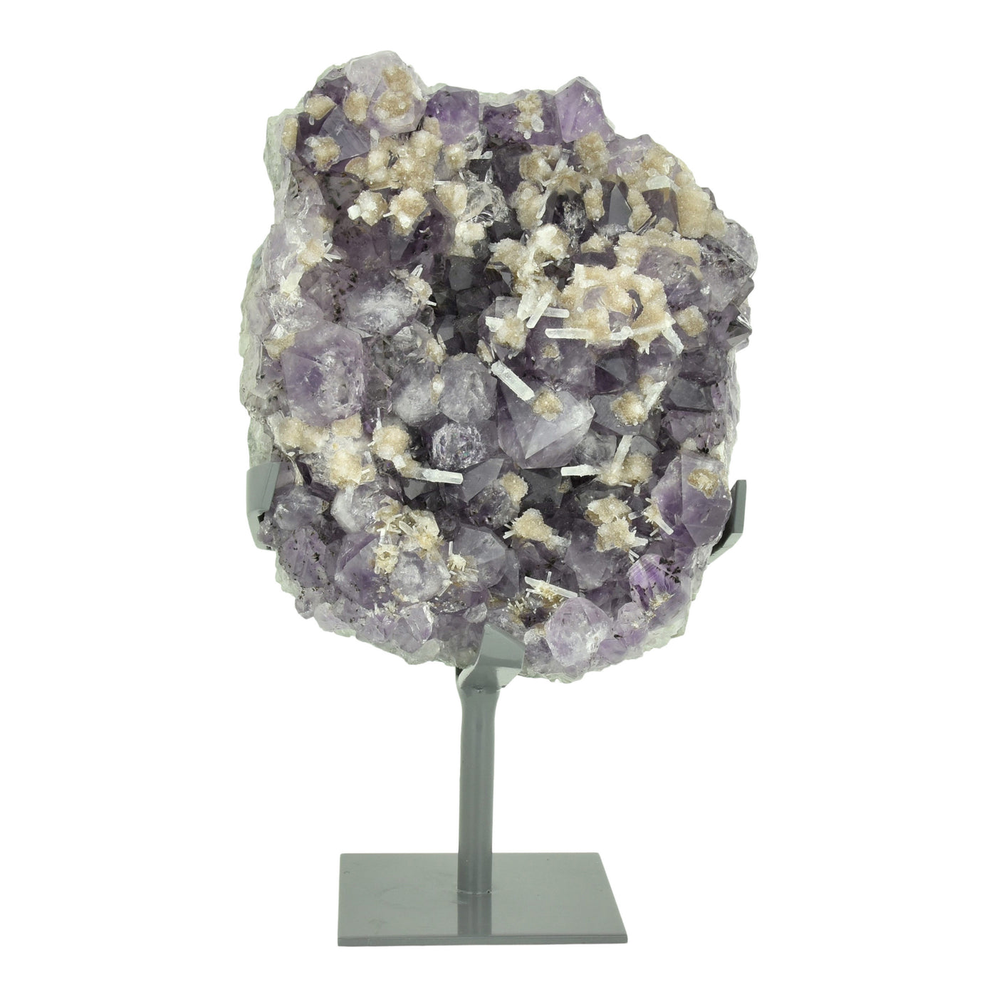 Amethyst Calcite Drusy Geode 3 1kg(2)