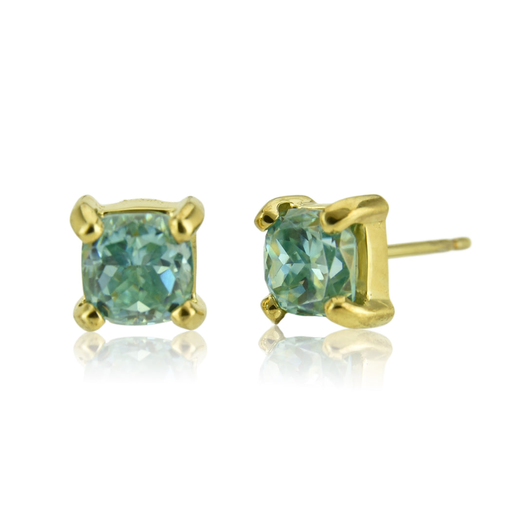 Blue Moissanite