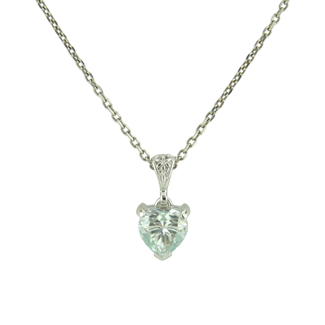 Light Blue Moissanite