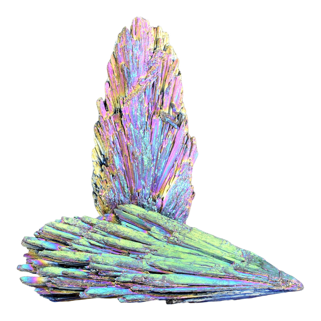Peacock Kyanite Fan